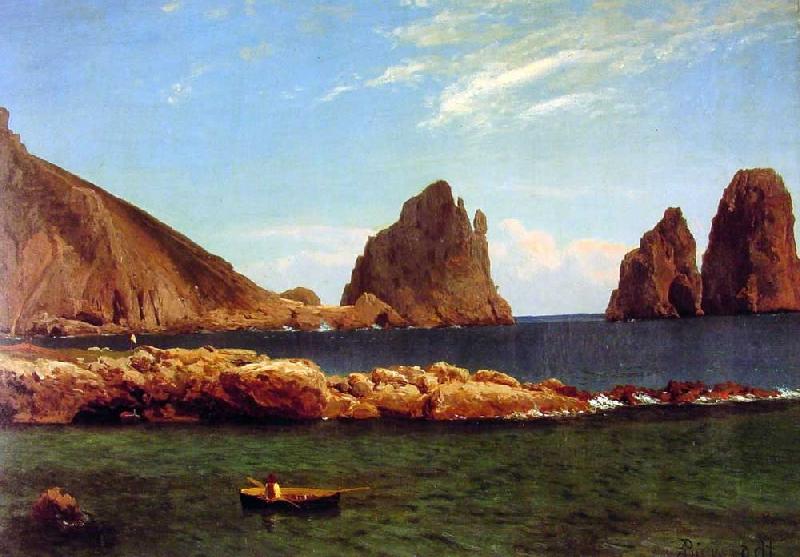 Albert Bierstadt Capri France oil painting art